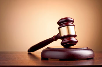 Photo of a judge's gavel